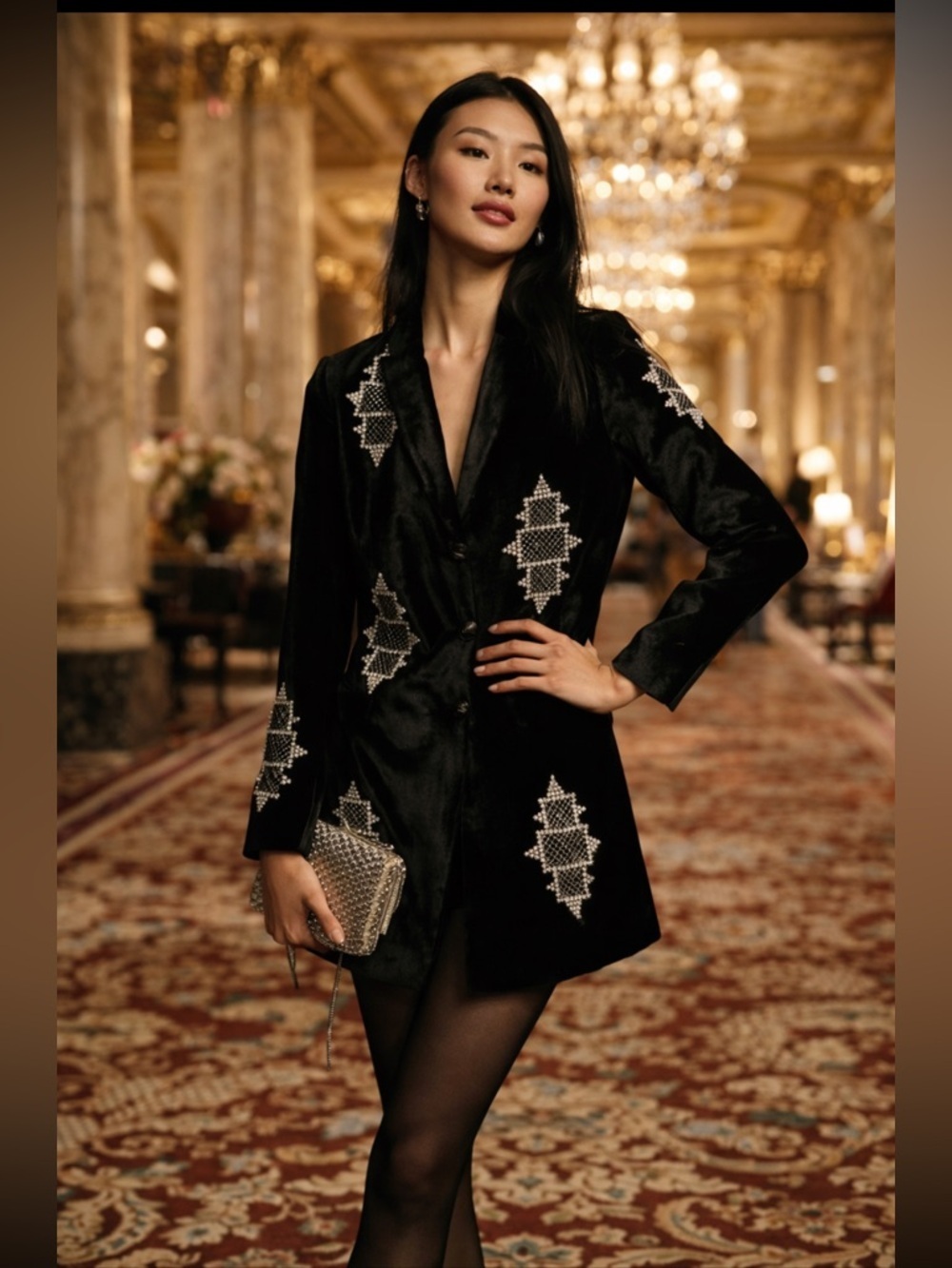 🎉SUPER RARE🎉Anthropologie NWT Pinnacle by Shruti Sancheti Embellished Blazer S.
